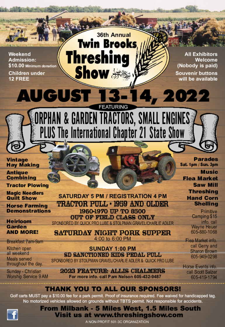 Twin Brooks Threshing Show